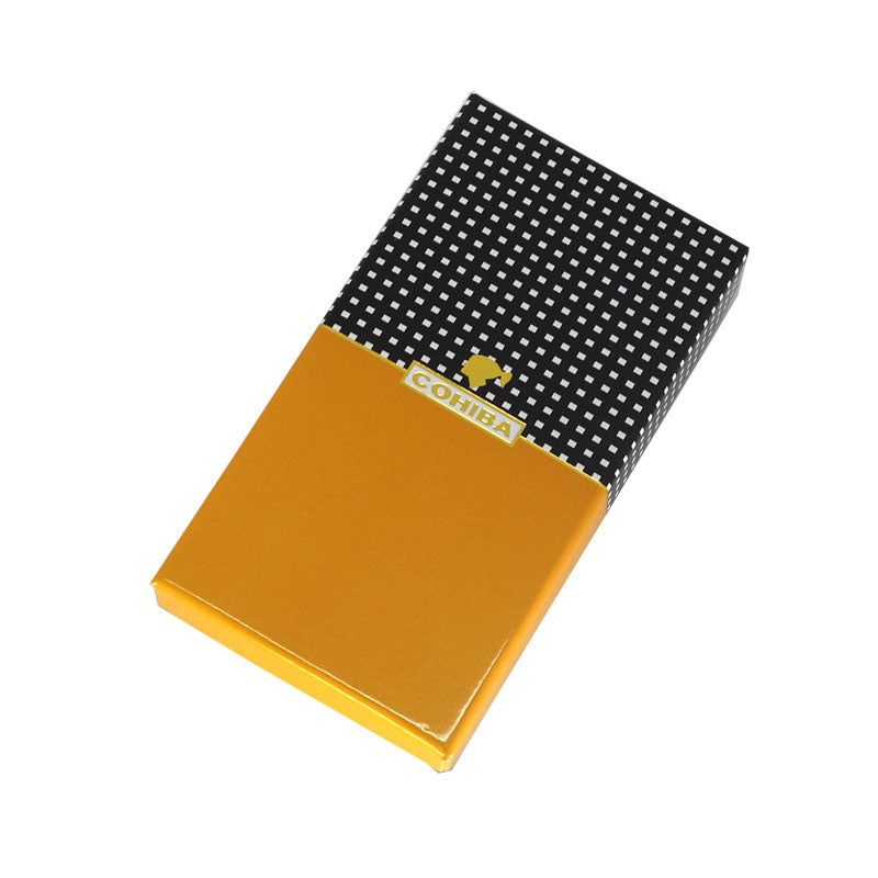 Stainless steel double blade guillotine metal cigar cutter Matt with box