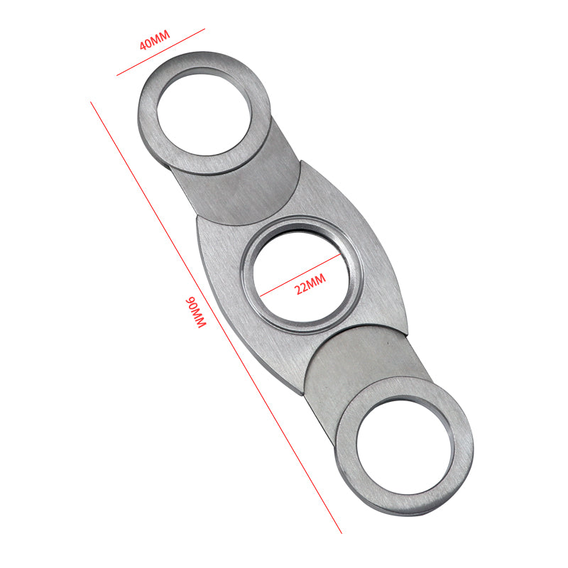 Luxury Custom Logo Pink Stainless Steel Cigar Accessories Scissor Cutter Set Kit