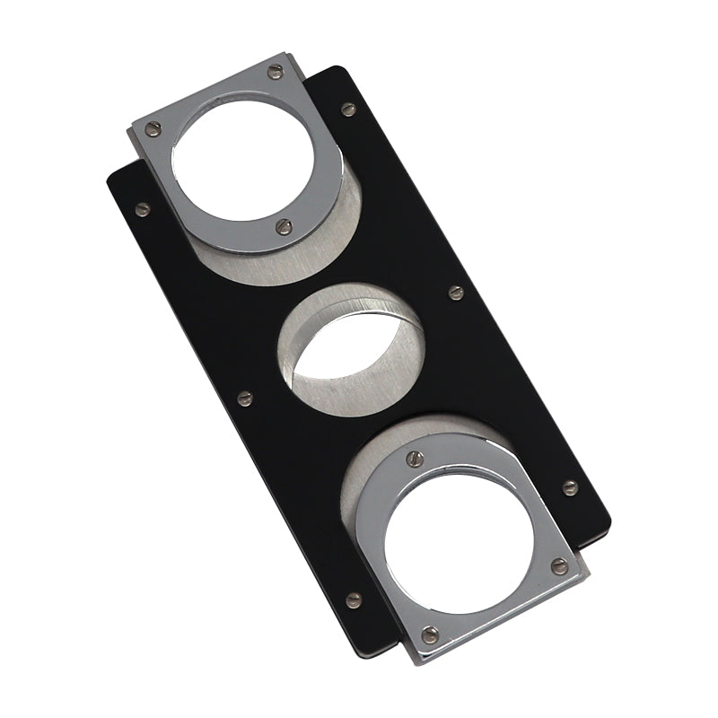 High Quality Stainless Steel Custom Logo Cigar Scissors Double Blade Cortapuros Tijeras Knife Cigar Cutter