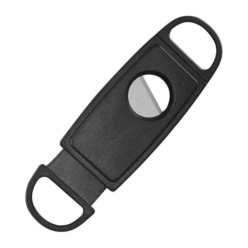 Straight Plastic Cigar Cutters Black Cigar Accessories Cigar Cutter Plastic Pocket Knife