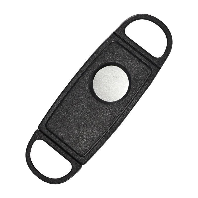 Straight Plastic Cigar Cutters Black Cigar Accessories Cigar Cutter Plastic Pocket Knife